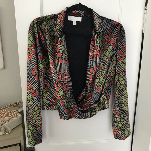 Floral Velvet Convertible Top - Picture 6 of 7